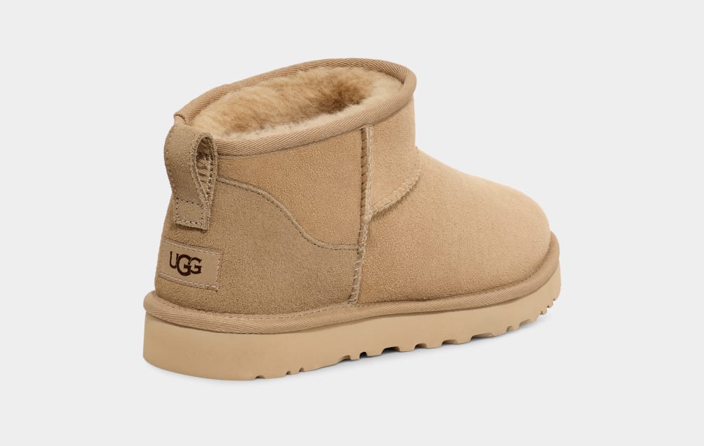 Botas Ugg Classic Ultra Mini Hombre Moutarde | Argentina EZJDTXY-92