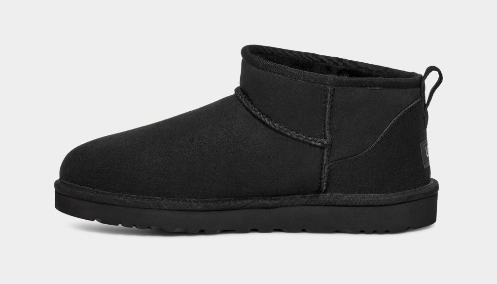 Botas Ugg Classic Ultra Mini Hombre Negras | Argentina ELNOBDK-67