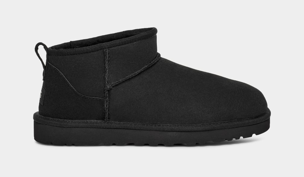 Botas Ugg Classic Ultra Mini Hombre Negras | Argentina ELNOBDK-67