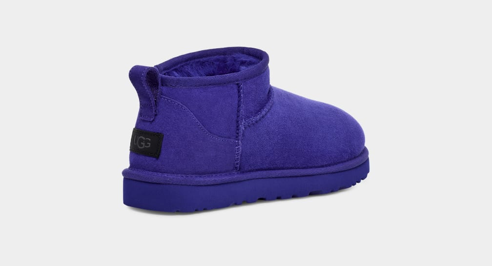 Botas Ugg Classic Ultra Mini Mujer Azules | Argentina HLQYJGV-47