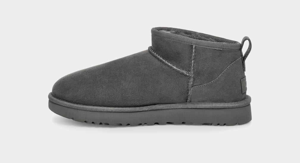 Botas Ugg Classic Ultra Mini Mujer Gris | Argentina JMXDZQY-16