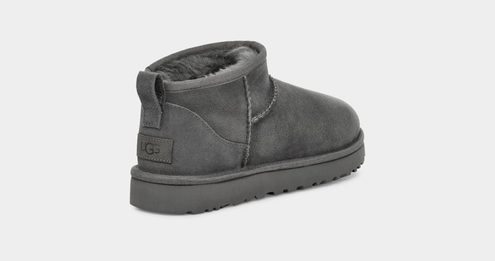 Botas Ugg Classic Ultra Mini Mujer Gris | Argentina JMXDZQY-16