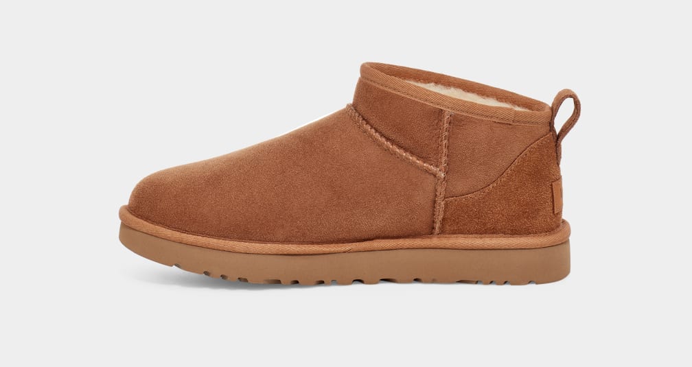 Botas Ugg Classic Ultra Mini Mujer Marrones | Argentina DIRANUQ-91