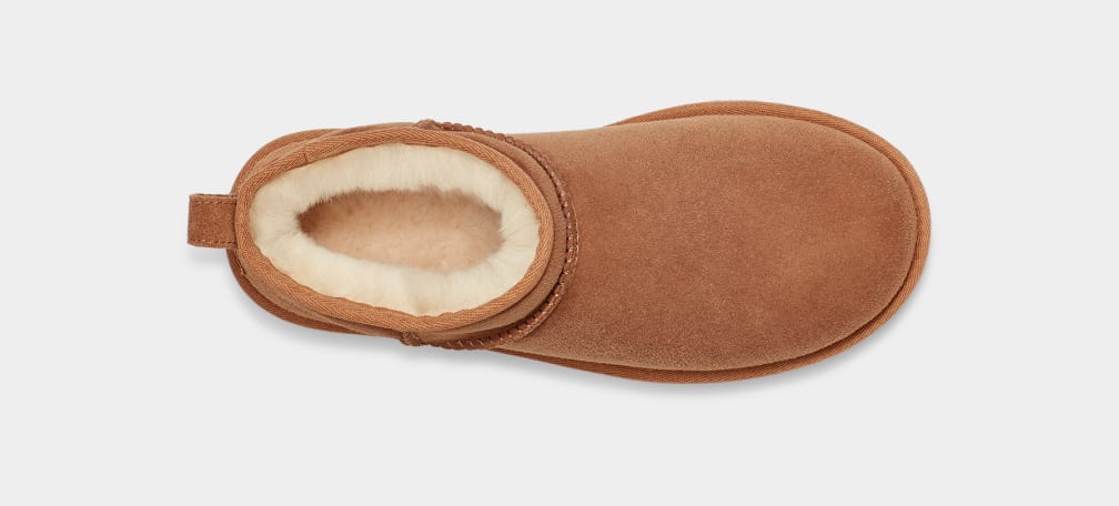 Botas Ugg Classic Ultra Mini Mujer Marrones | Argentina DIRANUQ-91