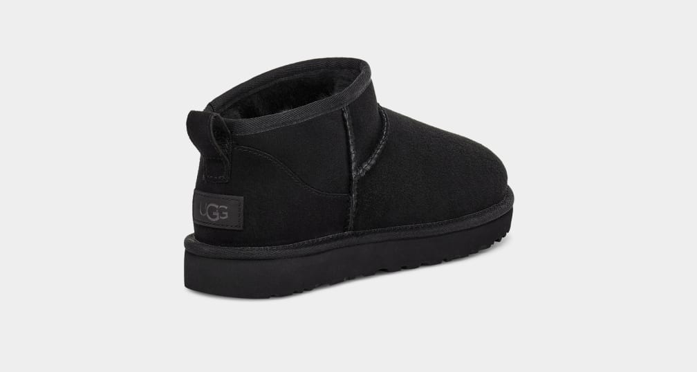 Botas Ugg Classic Ultra Mini Mujer Negras | Argentina NODPWKT-91