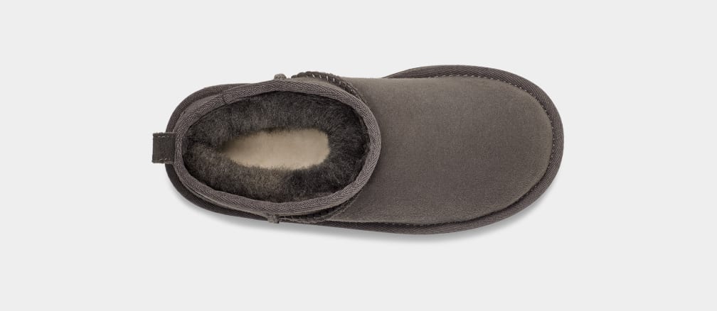 Botas Ugg Classic Ultra Mini Niños Gris | Argentina CKDVZNW-07