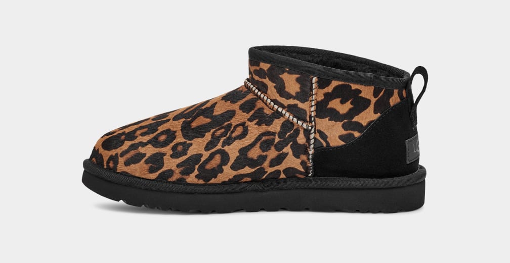 Botas Ugg Classic Ultra Miniher Mujer Leopardo | Argentina XHCIGDJ-76