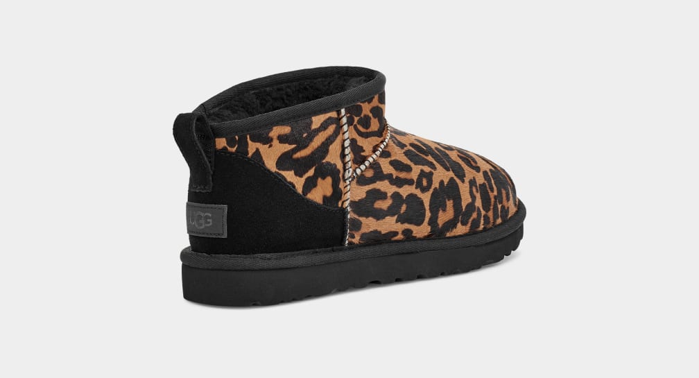 Botas Ugg Classic Ultra Miniher Mujer Leopardo | Argentina XHCIGDJ-76