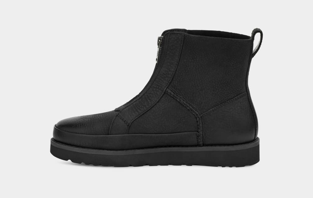 Botas Ugg Deconstructed Front Zip Mujer Negras | Argentina QNLIOZU-32