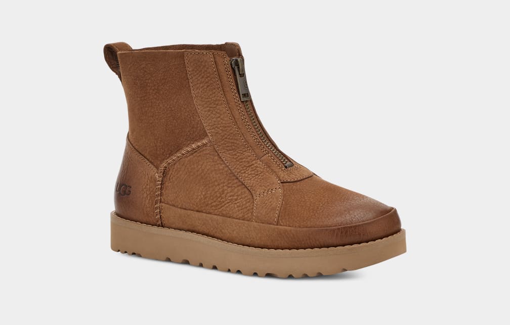 Botas Ugg Deconstructed Front Zip Mujer Marrones | Argentina VMWIACD-39