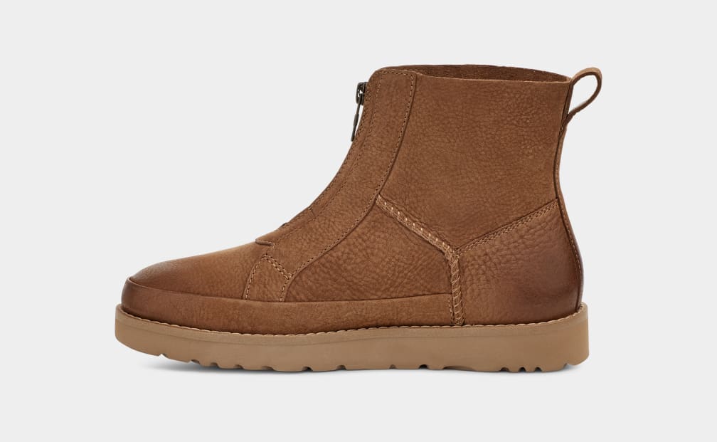 Botas Ugg Deconstructed Front Zip Mujer Marrones | Argentina VMWIACD-39