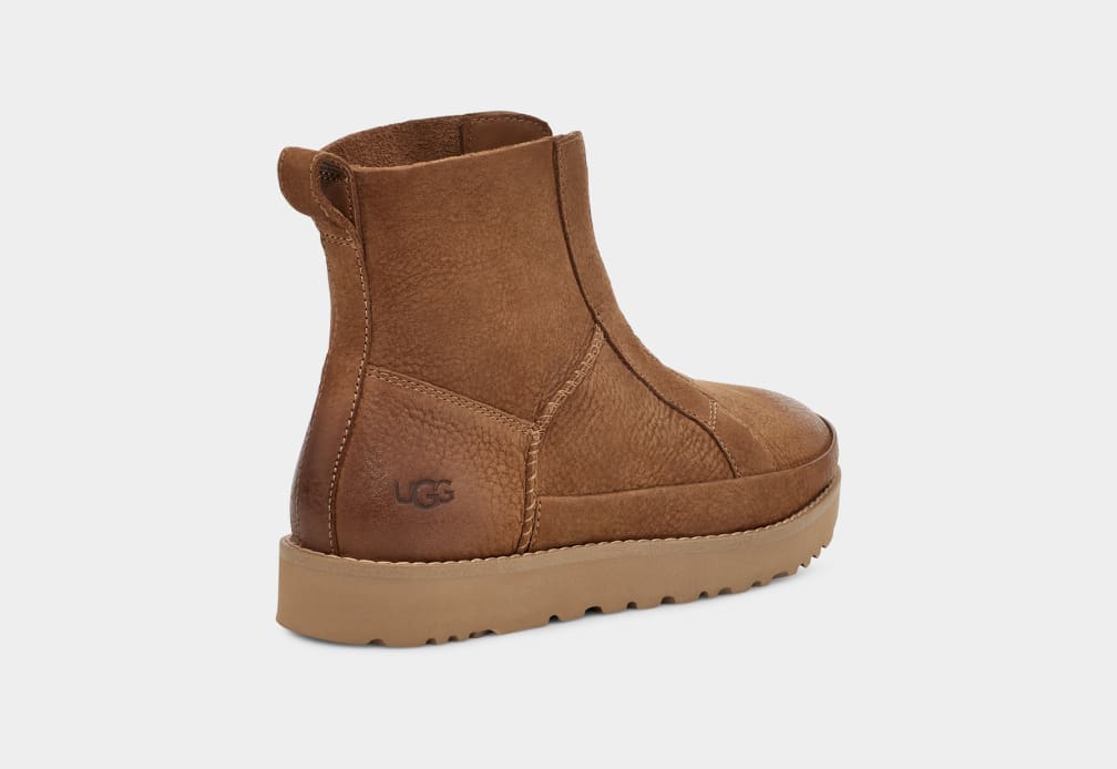 Botas Ugg Deconstructed Front Zip Mujer Marrones | Argentina VMWIACD-39