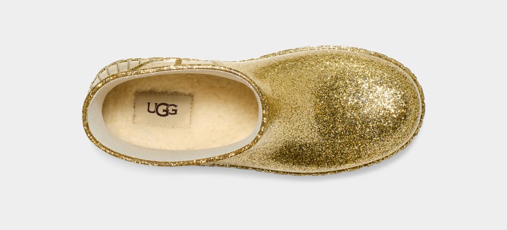 Botas Ugg Drizlita Glitter Mujer Doradas | Argentina RMUJWXI-14