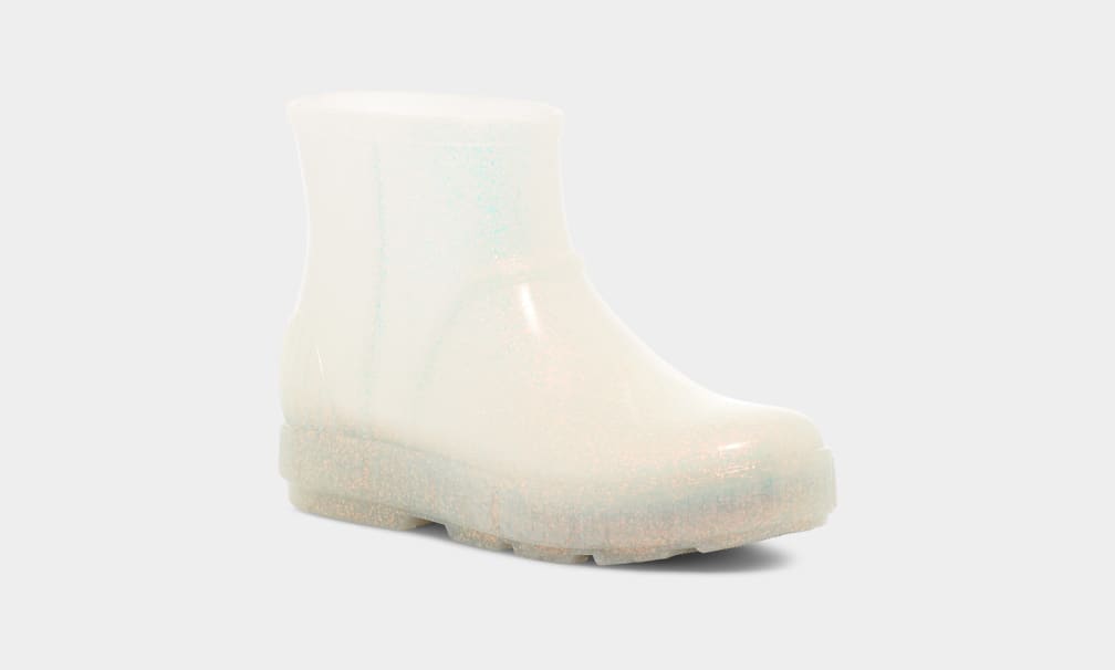 Botas Ugg Drizlita Glitter Niños Blancas | Argentina RGTJIAU-12