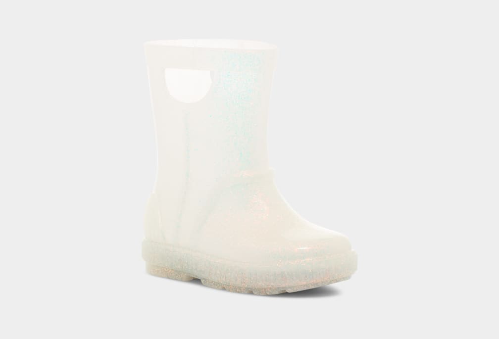 Botas Ugg Drizlita Glitter Niños Blancas | Argentina EISWYDT-57