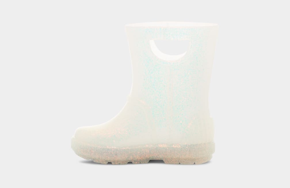 Botas Ugg Drizlita Glitter Niños Blancas | Argentina EISWYDT-57