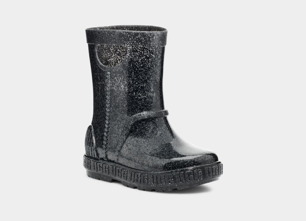 Botas Ugg Drizlita Glitter Niños Negras | Argentina JQASMKL-16