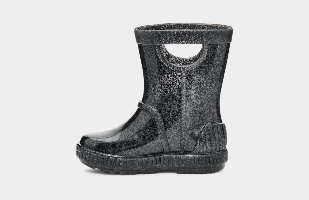 Botas Ugg Drizlita Glitter Niños Negras | Argentina JQASMKL-16