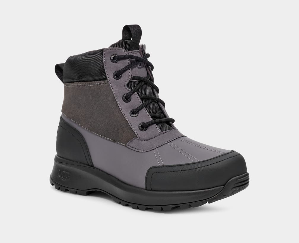 Botas Ugg Emmett Duck Hombre Gris Oscuro Negras | Argentina BPZWQRV-39