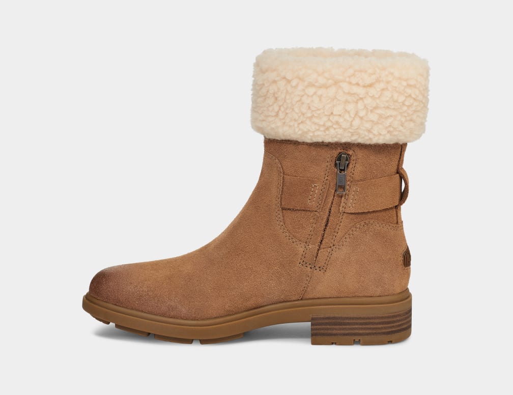 Botas Ugg Harrison Cuff Mujer Marrones | Argentina LBVCKAU-31