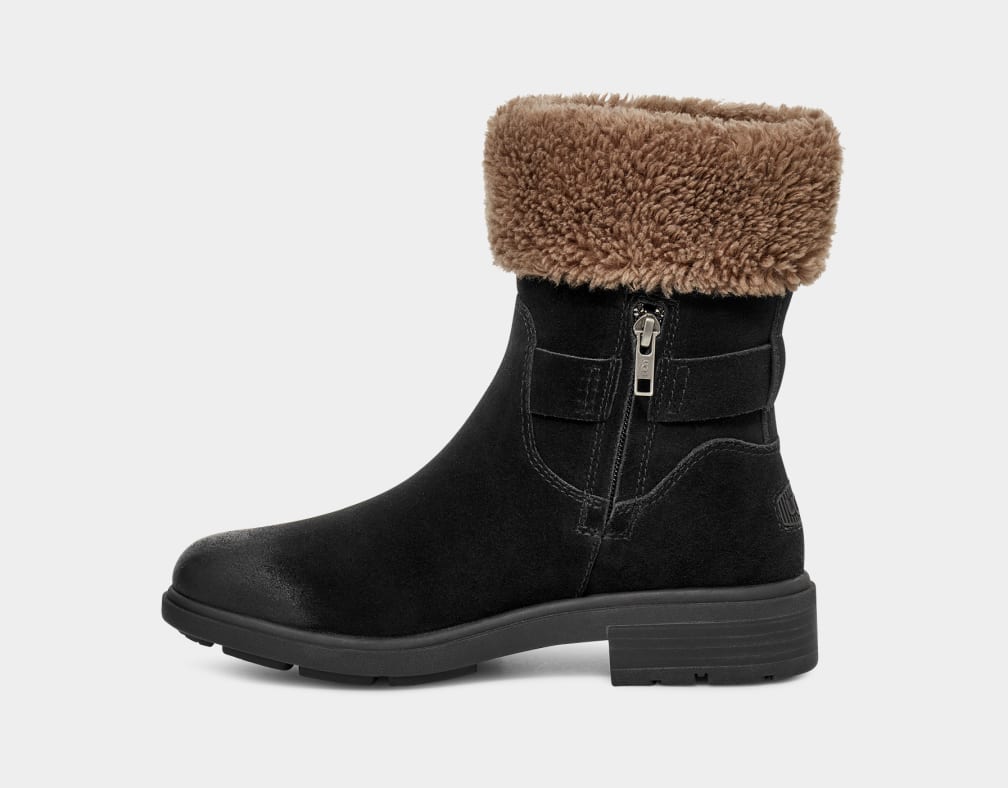 Botas Ugg Harrison Cuff Mujer Negras | Argentina KWOQVFD-17