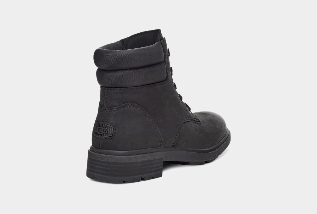 Botas Ugg Harrison Lace Mujer Negras | Argentina MWGBSAX-51