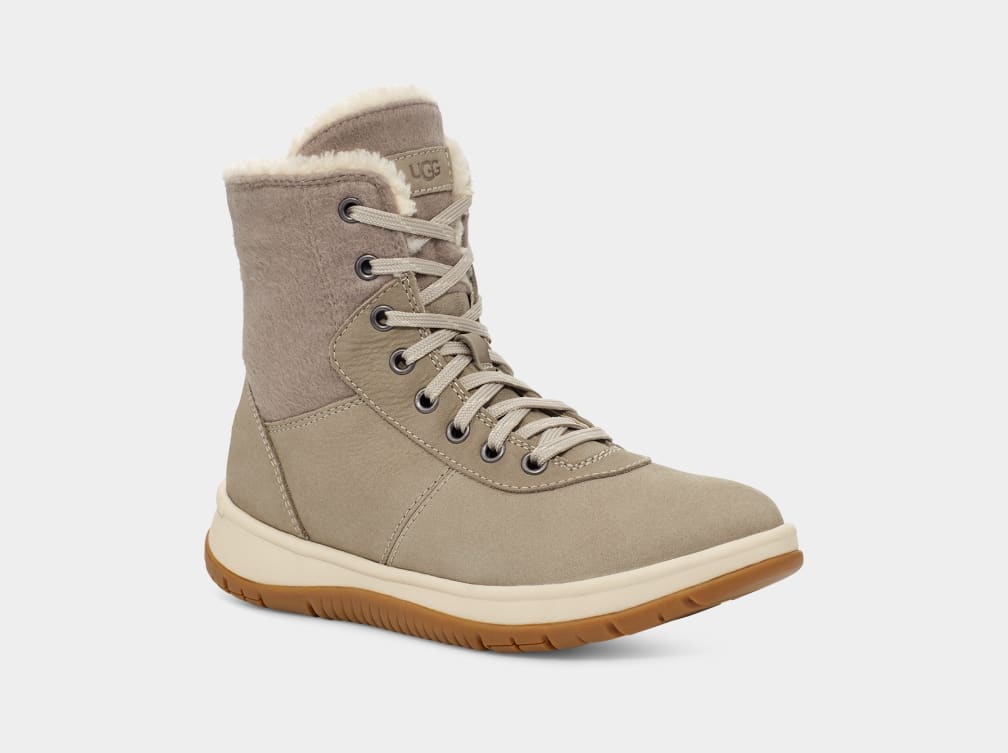 Botas Ugg Lakesider Mid Lace Up Mujer Gris | Argentina DJNWKLI-19