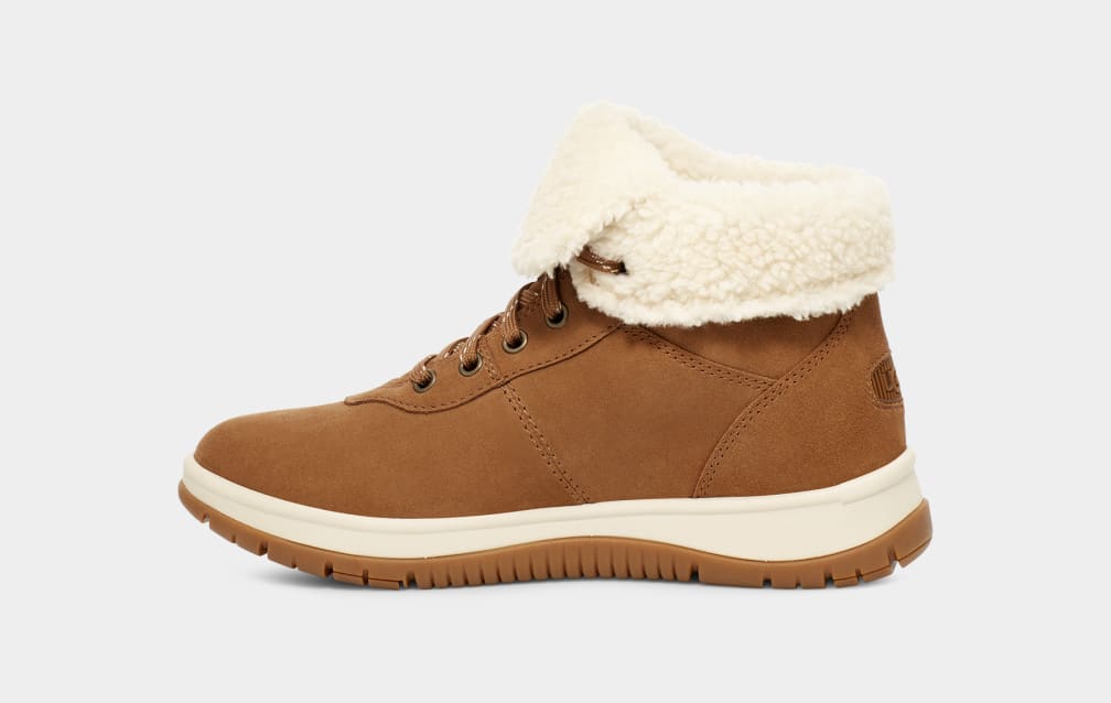 Botas Ugg Lakesider Mid Lace Up Mujer Marrones | Argentina VMLYSOU-54