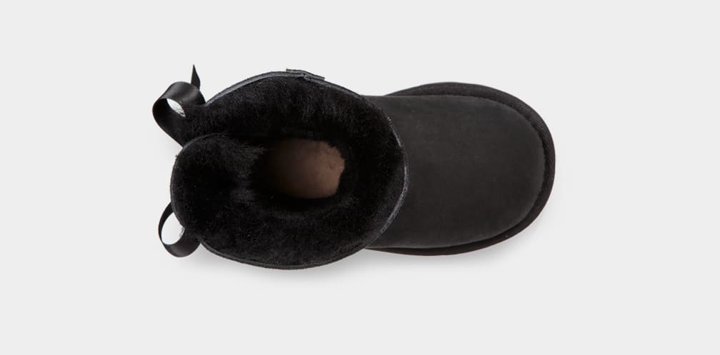 Botas Ugg Mini Bailey Bow II Niños Negras | Argentina OEFKMDH-71