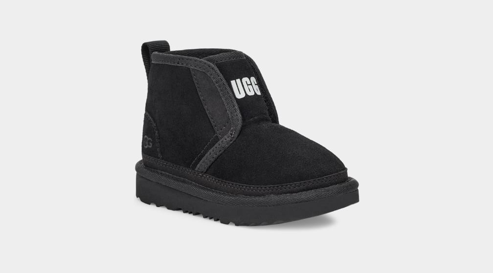 Botas Ugg Neumel EZ-Fit Niños Negras | Argentina ZXNGJRE-94