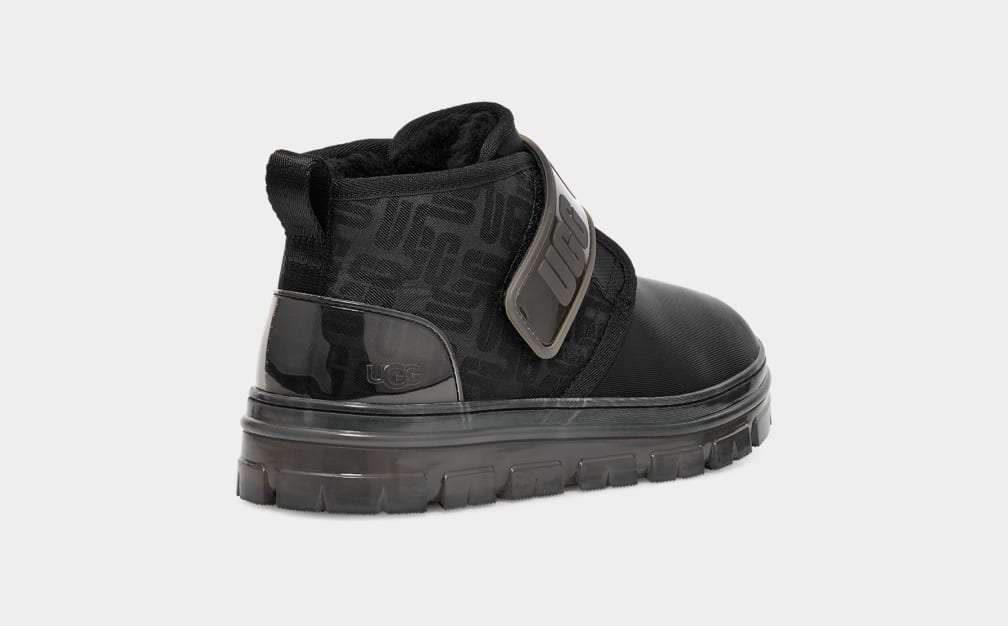 Botas Ugg Neumel Graphic Monogram Mujer Negras | Argentina FYHAMET-57