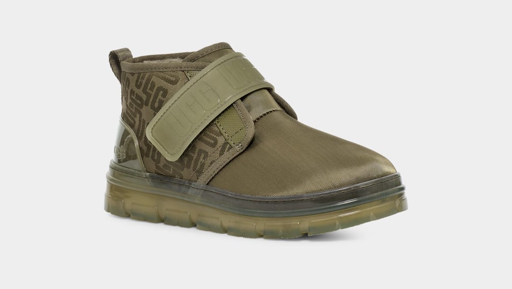 Botas Ugg Neumel Graphic Monogram Mujer Verde Oliva | Argentina GPJVFWL-16