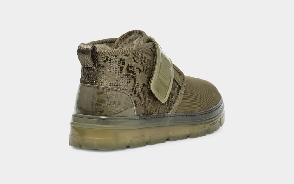 Botas Ugg Neumel Graphic Monogram Mujer Verde Oliva | Argentina GPJVFWL-16