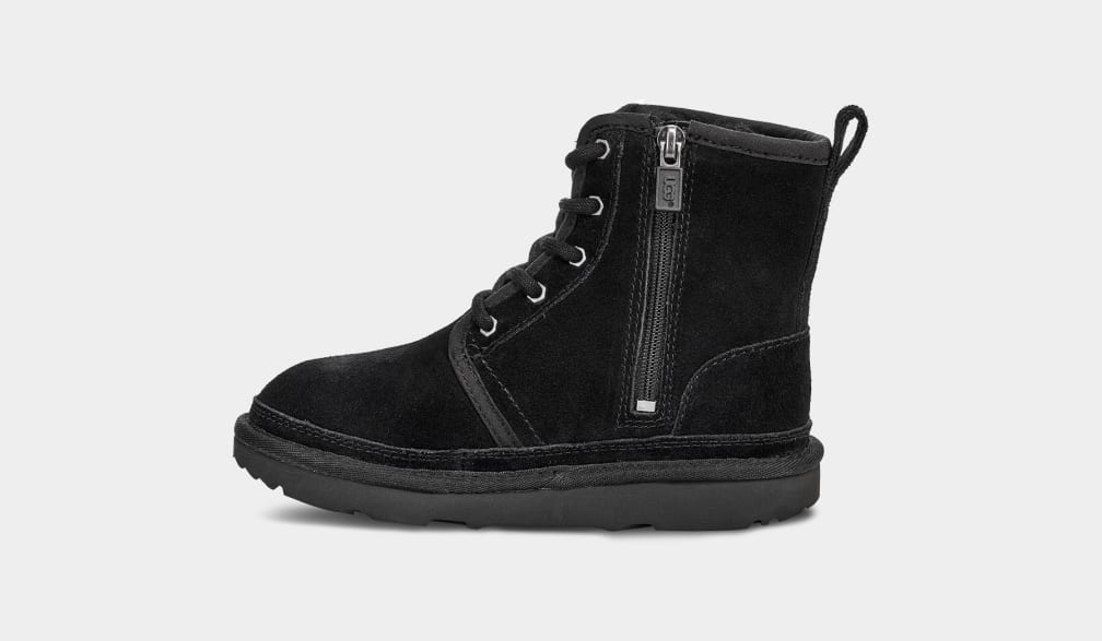 Botas Ugg Neumel High Niños Negras | Argentina HPFATYO-12