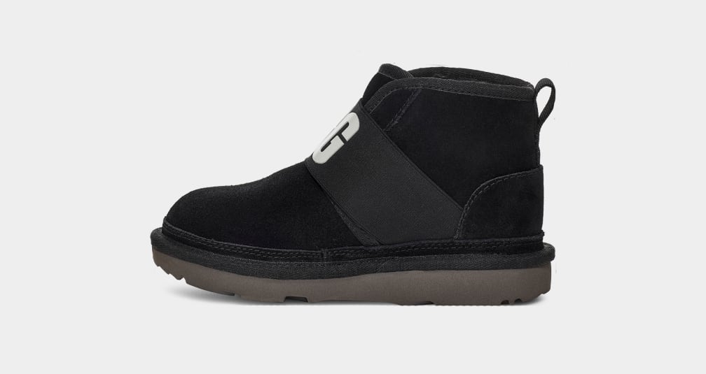 Botas Ugg Neumel II Graphic Niños Negras | Argentina VSNWHAI-30