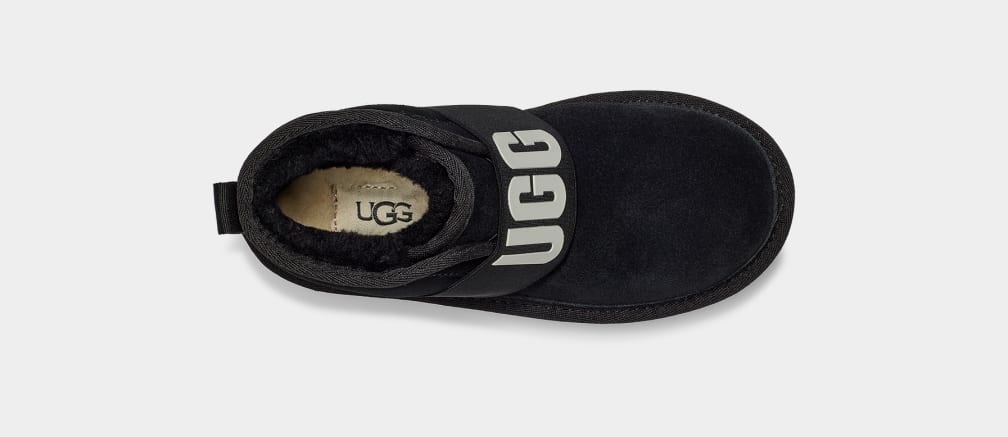 Botas Ugg Neumel II Graphic Niños Negras | Argentina VSNWHAI-30