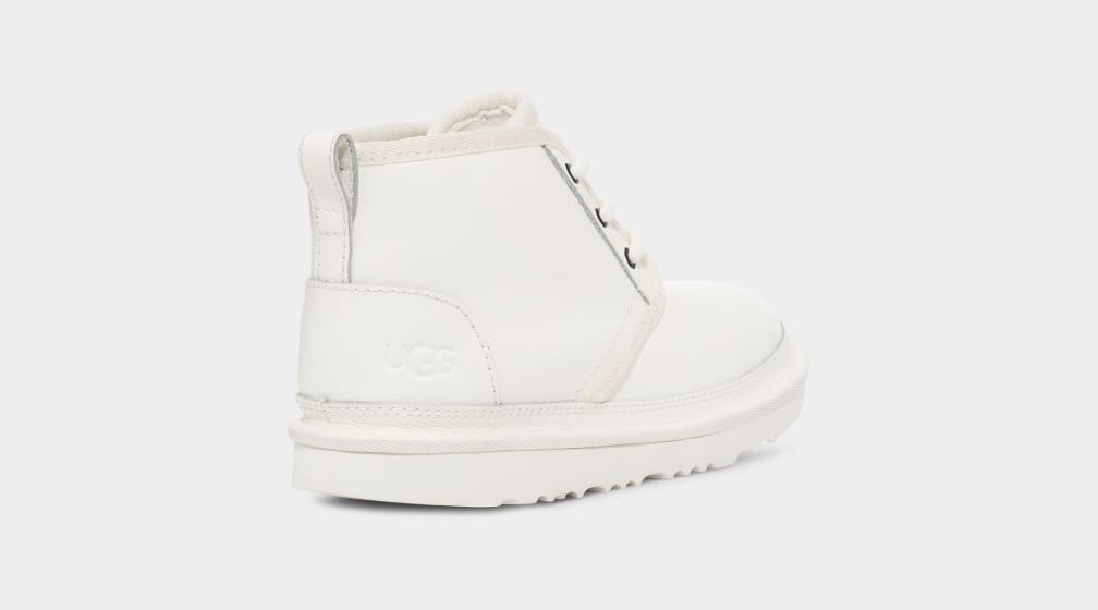 Botas Ugg Neumel II Leather Niños Blancas | Argentina BAZRNLS-75