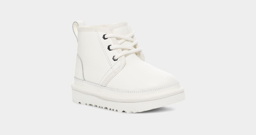 Botas Ugg Neumel II Leather Niños Blancas | Argentina CUMDQTG-67