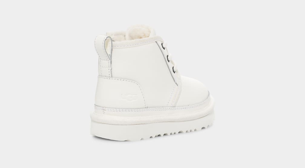 Botas Ugg Neumel II Leather Niños Blancas | Argentina CUMDQTG-67