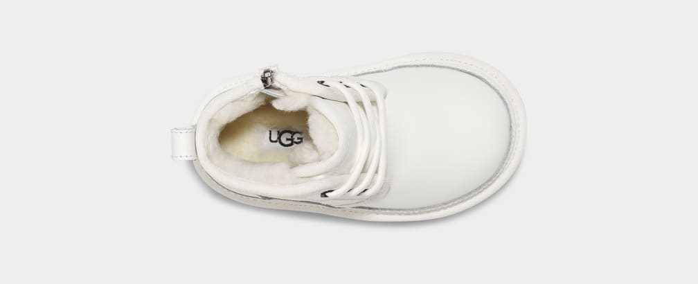 Botas Ugg Neumel II Leather Niños Blancas | Argentina CUMDQTG-67