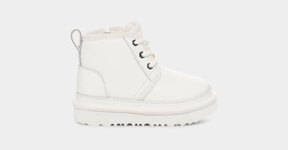 Botas Ugg Neumel II Leather Niños Blancas | Argentina CUMDQTG-67