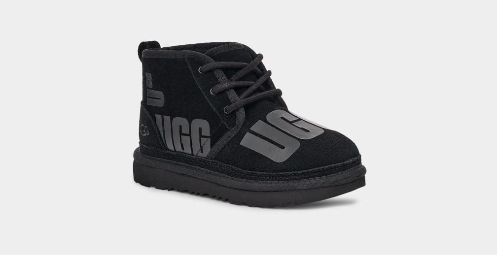 Botas Ugg Neumel II Scatter Graphic Niños Negras | Argentina TWGVIYN-65