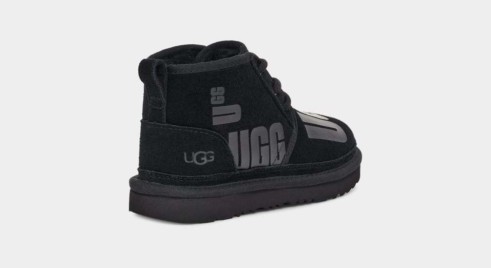 Botas Ugg Neumel II Scatter Graphic Niños Negras | Argentina TWGVIYN-65