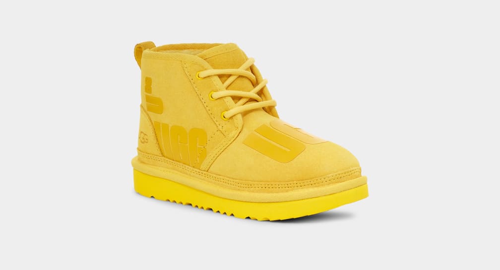 Botas Ugg Neumel II Scatter Graphic Niños Amarillo | Argentina FAWKMLS-36