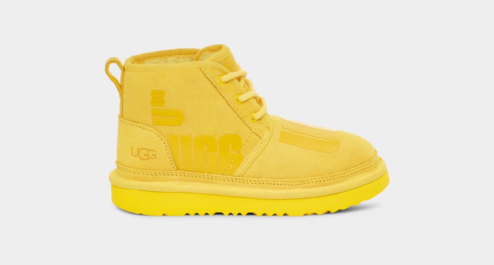 Botas Ugg Neumel II Scatter Graphic Niños Amarillo | Argentina FAWKMLS-36