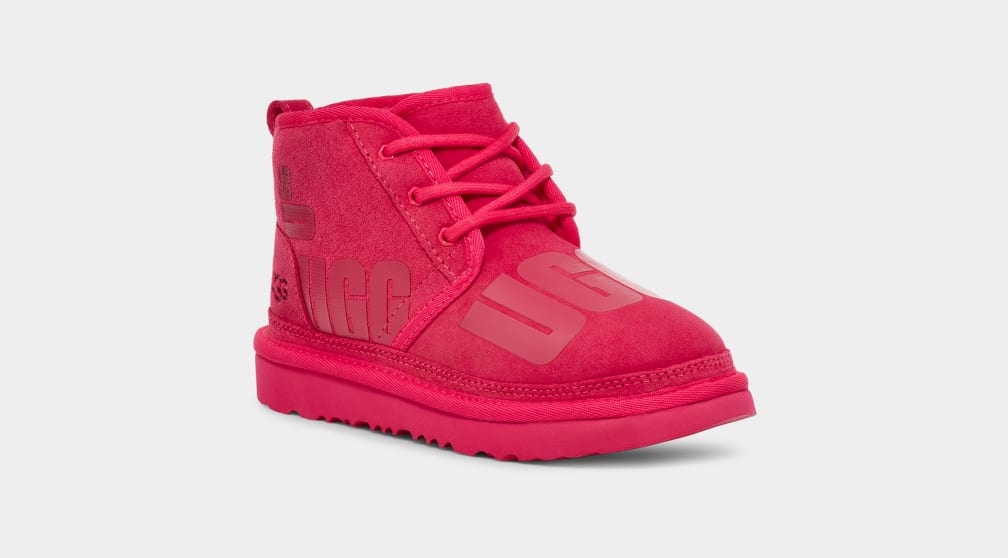 Botas Ugg Neumel II Scatter Graphic Niños Rojas | Argentina CVWTBZU-12