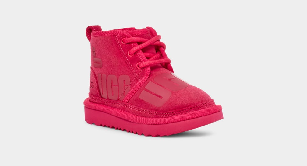 Botas Ugg Neumel II Scatter Graphic Niños Rojas | Argentina CPQDYSJ-13