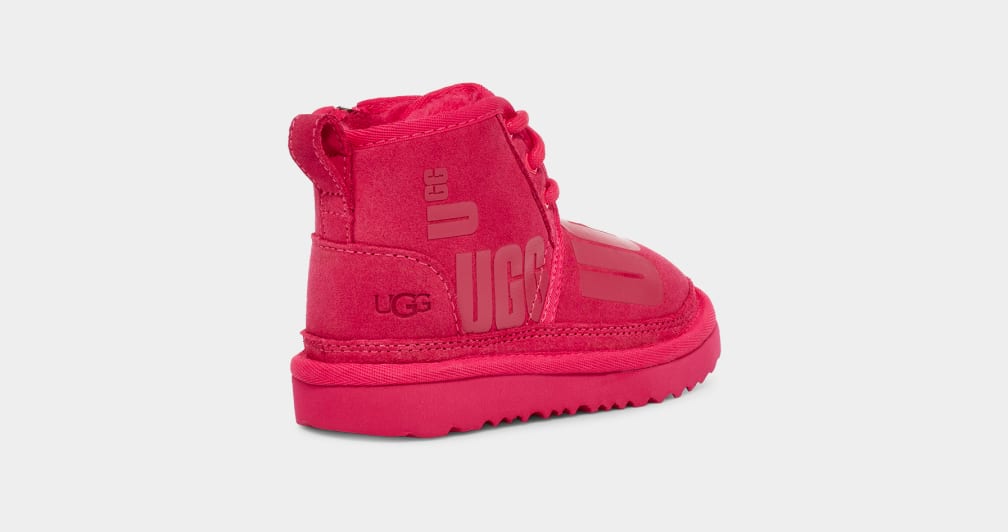 Botas Ugg Neumel II Scatter Graphic Niños Rojas | Argentina CPQDYSJ-13