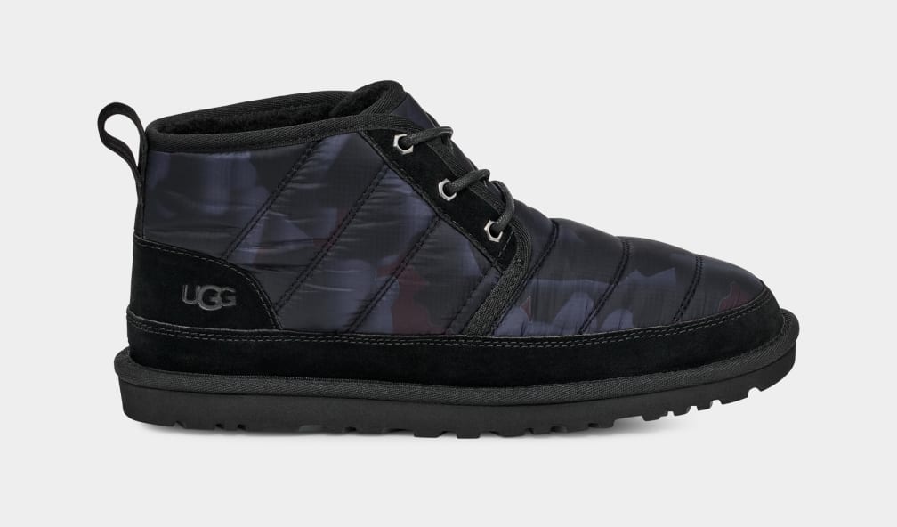 Botas Ugg Neumel LTA Peace Camo Hombre Negras | Argentina ATVQOGX-19