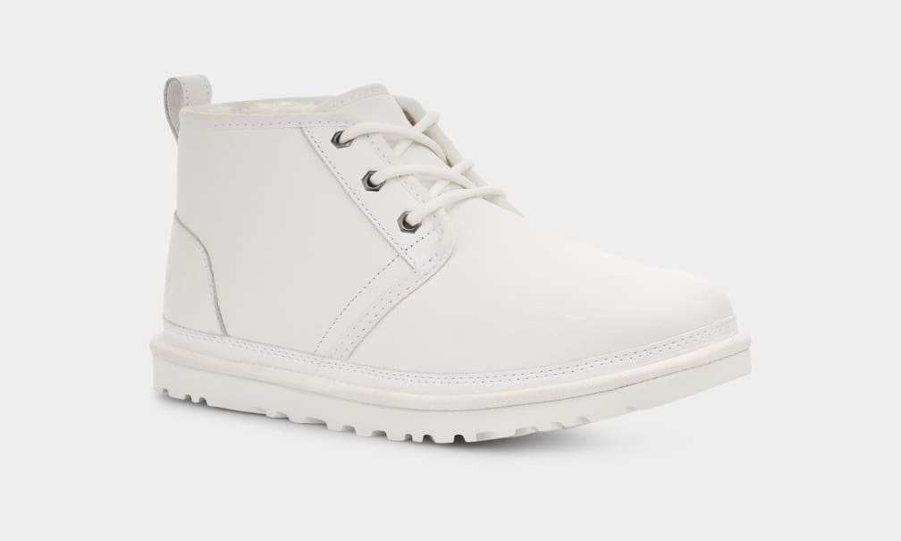 Botas Ugg Neumel Leather Hombre Blancas | Argentina NTCBKEA-94